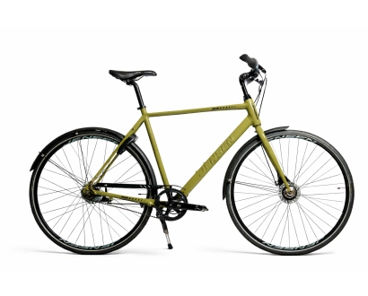 JENSEN C8 REMTRÆK HERRE OLIVEN GRØN - Citybike - stort udvalg af citybikes