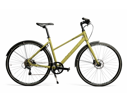 JENSEN C10 DISC DAME OLIVEN GRØN - Citybike - stort udvalg af citybikes