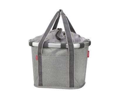 Reisenthel Styrkurv Herringbone Grey - Kurv/Taske til Styrmontering