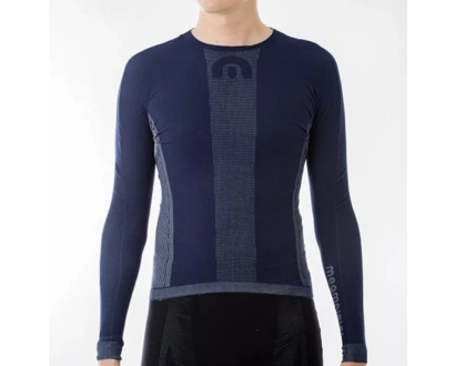 Megmeister Long Sleeve Svedundertrøje Navy - Svedeundertøj