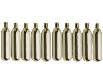 10 STK. CO2 LUFTPATRON 16 G. MED GEVIND - Co2 Pumper