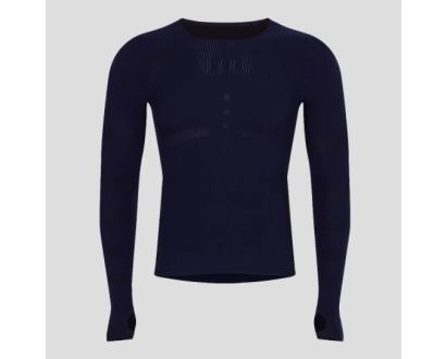 Megmeister Long Sleeve Dame Svedundertrøje - Peacoat Blue - UDSALG